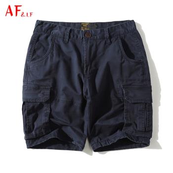 AF&LF美式多口袋休閑微彈短褲