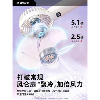 桌上學生宿舍超強力手持小風扇