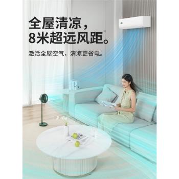 幾素伸縮小風扇家用落地桌面搖頭usb無線充電便攜輕音宿舍辦公室臺式大風力夾式戶外折疊電風扇小型超長續航