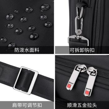 瑞士軍士刀單肩包15.6寸17寸筆記本電腦包男士手提包大容量商務包出差旅行包斜跨包公文包工具包休閑包