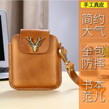 適用于摩托羅拉moto razr 2022折疊屏刀鋒手機真皮套牛皮手工制作