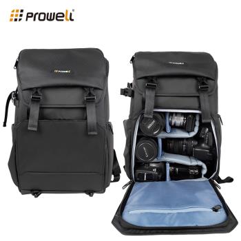 Prowell普樂威相機包雙肩多功能單反揹包鏡頭穩定器無人機器材收納包戶外休閑大容量防水攝影包