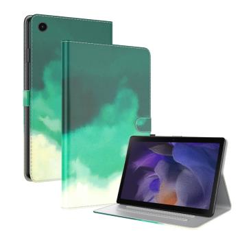 適用三星Galaxy Tab A8平板電腦保護套10.5寸水彩漸變2021支撐殼