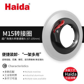 Haida海大M15濾鏡套架轉接圈67/72/77/82/86mm適用佳能適馬索尼