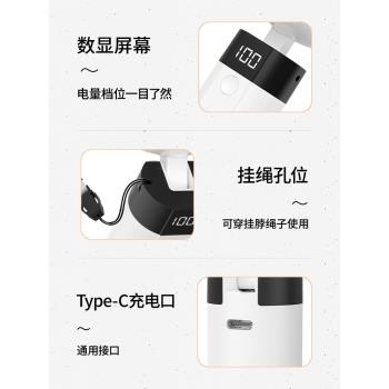 小風扇小型便攜式隨身手持風扇強力小電風扇usb吹輔食充電超長續航靜音辦公室桌上迷你桌面手拿手持辦公室66