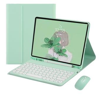 適用三星Galaxy Tab S9 FE藍牙鍵盤10.9英寸s9 fe平板鍵盤保護套2023新款Samsung S9無線觸控鍵盤鼠標