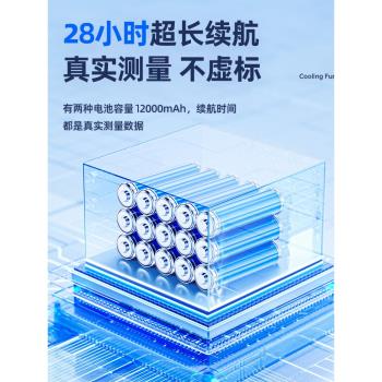 高溫強力製冷衣服穿戴掛腰風扇