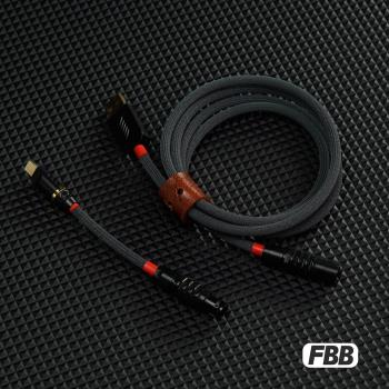 FBB原創新款自鎖航插線分離數據線type-c客製化機械鍵盤線編織線
