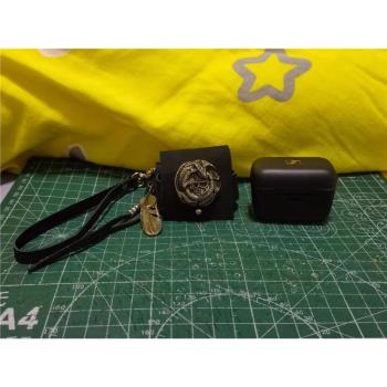 適用SENNHEISER/森海塞爾CXPlusTW耳機保護套頭層牛皮手工製作潮