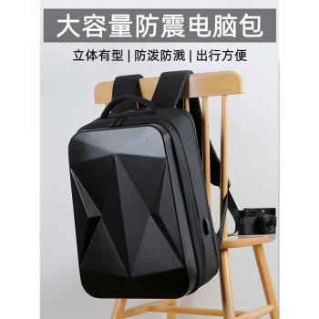 適用聯想Y7000拯救者R9000P筆記本電腦包17.3寸雙肩包惠普16寸華碩ROG天選4戴爾G15神舟遊戲本硬殼旅行揹包男
