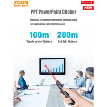 PPT PowerPoint Clicker Presentation Pen USB Laser Pointer