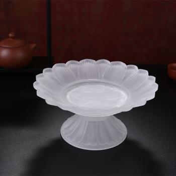 琉璃蓮花果盤 家用供奉用品 供佛供盤果碟水果盤供盤貢品供果盤