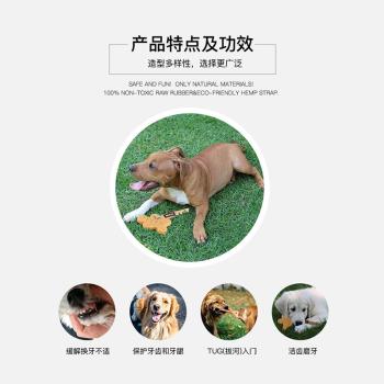貴為GiGwi狗狗玩具潔牙膠片橡膠玩具耐咬磨牙幼犬小寵物解悶神器