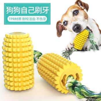 狗狗玩具磨牙發聲金毛潔齒球耐咬解悶神器寵物用品小中大型犬繩結