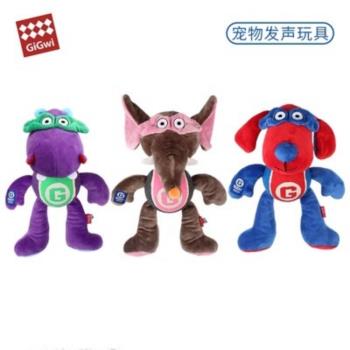 GiGwi貴為狗玩具磨牙毛絨發聲狗狗耐咬解悶狗狗中大型犬寵物玩具