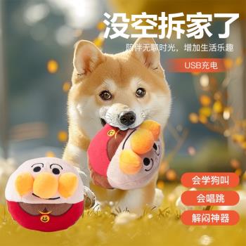 玩具電動跳跳球自嗨柯基幼犬狗狗