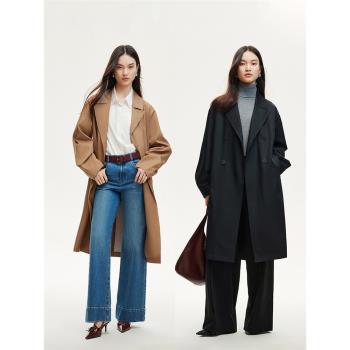 Vero Moda綾致七分袖中長款風衣