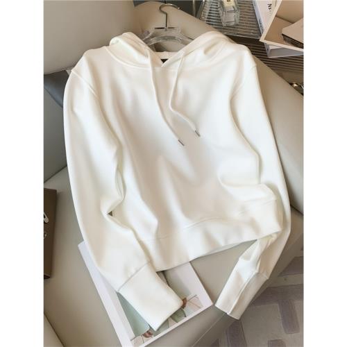 套頭連帽衛衣女春秋冬季2025新款爆款超火減齡設計感內搭打底上衣