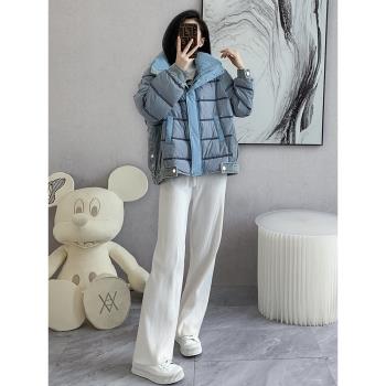 歐洲站中長款秋冬寬松潮流羽絨服