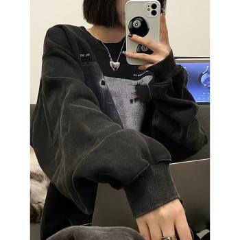 新品重磅秋秋設計感小眾ins衛衣