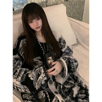 法式秋季設計感小眾針織上衣開衫