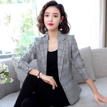 時尚2023年秋季女士修身西服外套