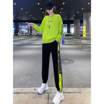 洋氣女裝春秋季廣場舞運動衛衣