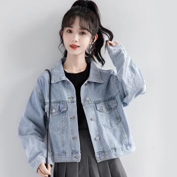 2022年秋季寬松休閑ins牛仔外套