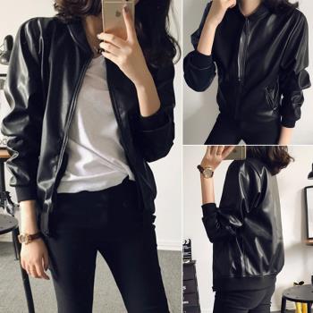 寬松外套bf風棒球服韓版學生皮衣
