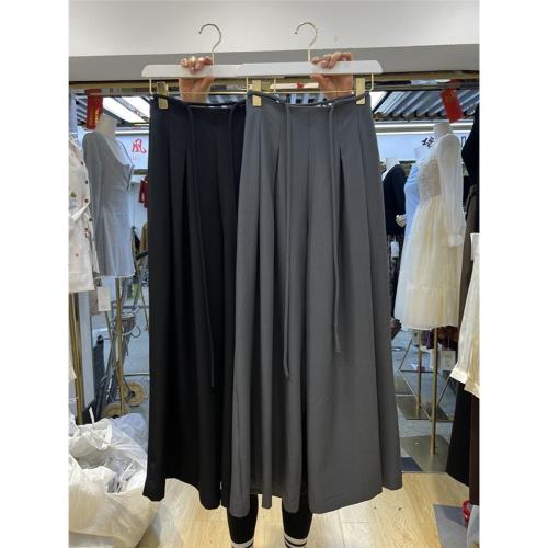 2025年秋季時尚十三行韓版洋氣小眾設計感高腰休閑垂直顯瘦西裝褲