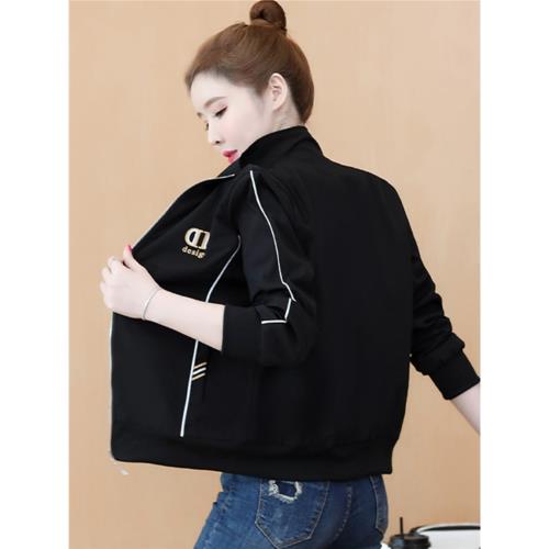 短款棒球服外套女春秋款時尚高級感小個子洋氣減齡百搭夾克上衣潮