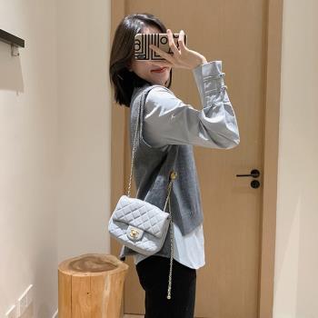 搭配毛衣馬甲上班族通勤早春裝