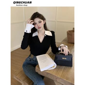 chic長袖t恤高階感超好看上衣