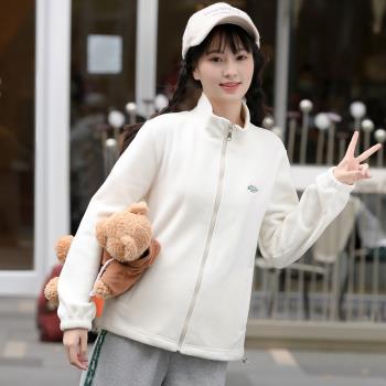 衛衣少女大童高中搖粒絨內搭外套