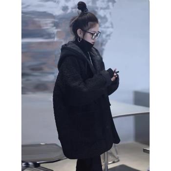 加厚羊羔絨爆款皮毛一體大衣