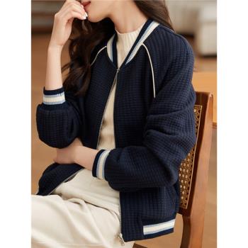 棒球服短外套女士裝春秋冬2024年新款爆款時尚小個子風衣洋氣上衣