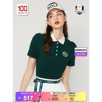 萊德杯公主袖polo衫高爾夫服裝