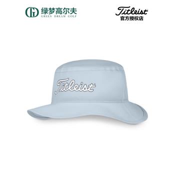 Titleist高爾夫球帽golf男士春夏漁夫帽雨帽有頂大帽簷運動遮陽款