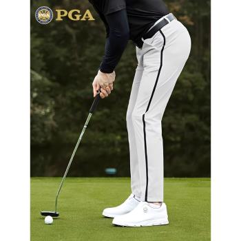 PGA 高爾夫褲子男褲春夏運動長褲鐳射透氣孔涼爽舒適golf休閑男褲