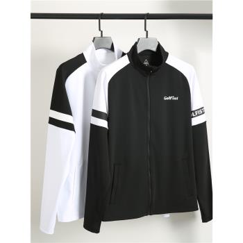 高爾夫風衣男士秋冬新韓版戶外運動防風防水夾克GOLF服裝球衣外套