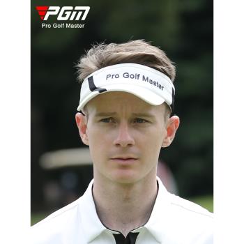 PGM 高爾夫球帽男士無頂休閑運動帽撞色球帽防曬太陽帽子服裝