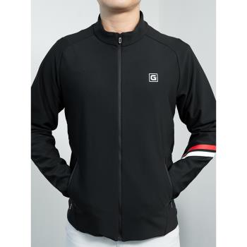 高爾夫男士風衣秋冬新款戶外運動防風夾克外套Golf球服裝彈力球衣