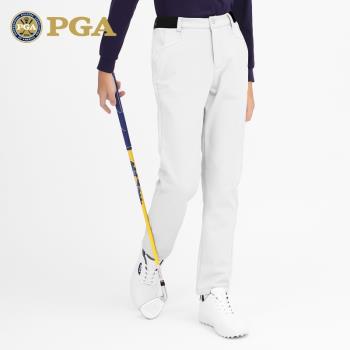 PGA新款高爾夫褲子男童長褲2022秋冬季加絨加厚保暖兒童運動球褲