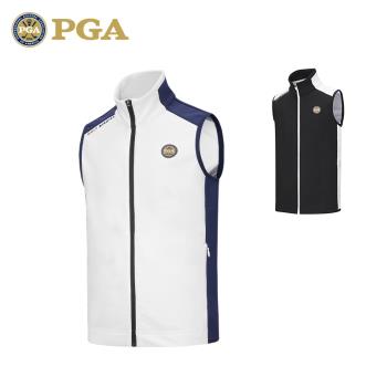 PGA 高爾夫馬甲 男童秋冬季保暖外套 吸光發熱面料 立領設計