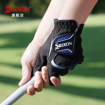 SRIXON史力勝高爾夫手套男士左手單只透氣耐磨布手套golf雨天防滑