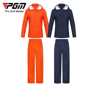 PGM 新品高爾夫服裝 女士雨衣套裝 防暴雨防風一套女雨衣雨褲連帽