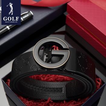 GOLF男優質牛皮休閑禮盒裝高爾夫
