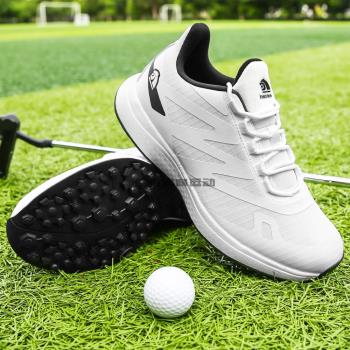 新款男士高爾夫球鞋輕便透氣耐磨防水四季休閑運動鞋GOLF男鞋