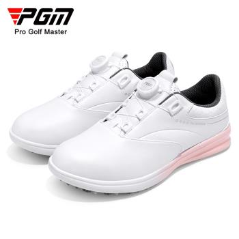 PGM 高爾夫球鞋女士 防水超纖旋扣款/鞋帶款專利防側滑鞋釘運動鞋