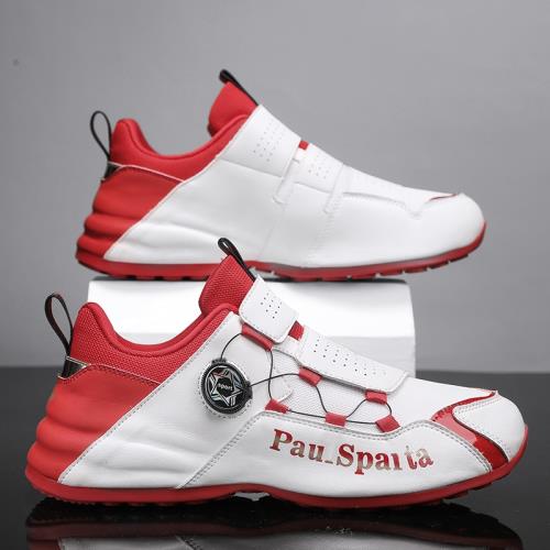 跑步鞋運動休閑男士高爾夫球鞋包底鞋軟底訓練鞋防水防滑內增高